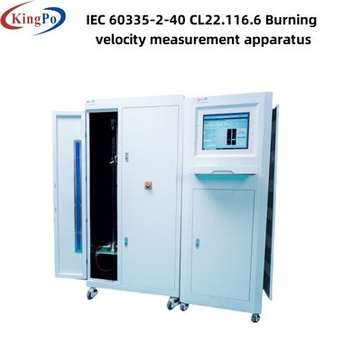 IEC 60335-2-40 CL22.116.6 ব্যবহারকারী-বান্ধব ডিজাইন সহ জ্বলন বেগ পরিমাপক যন্ত্র