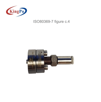 ISO80369-3 চিত্র C.3 ফুটো হওয়ার জন্য মহিলা অভ্যন্তরীণ সংযোগকারী পরীক্ষা করার জন্য গেজ পুরুষ রেফারেন্স সংযোগকারী